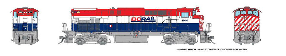 (DCC/Sound) HO Scale Diesel Rapido BC Rail M420 #642