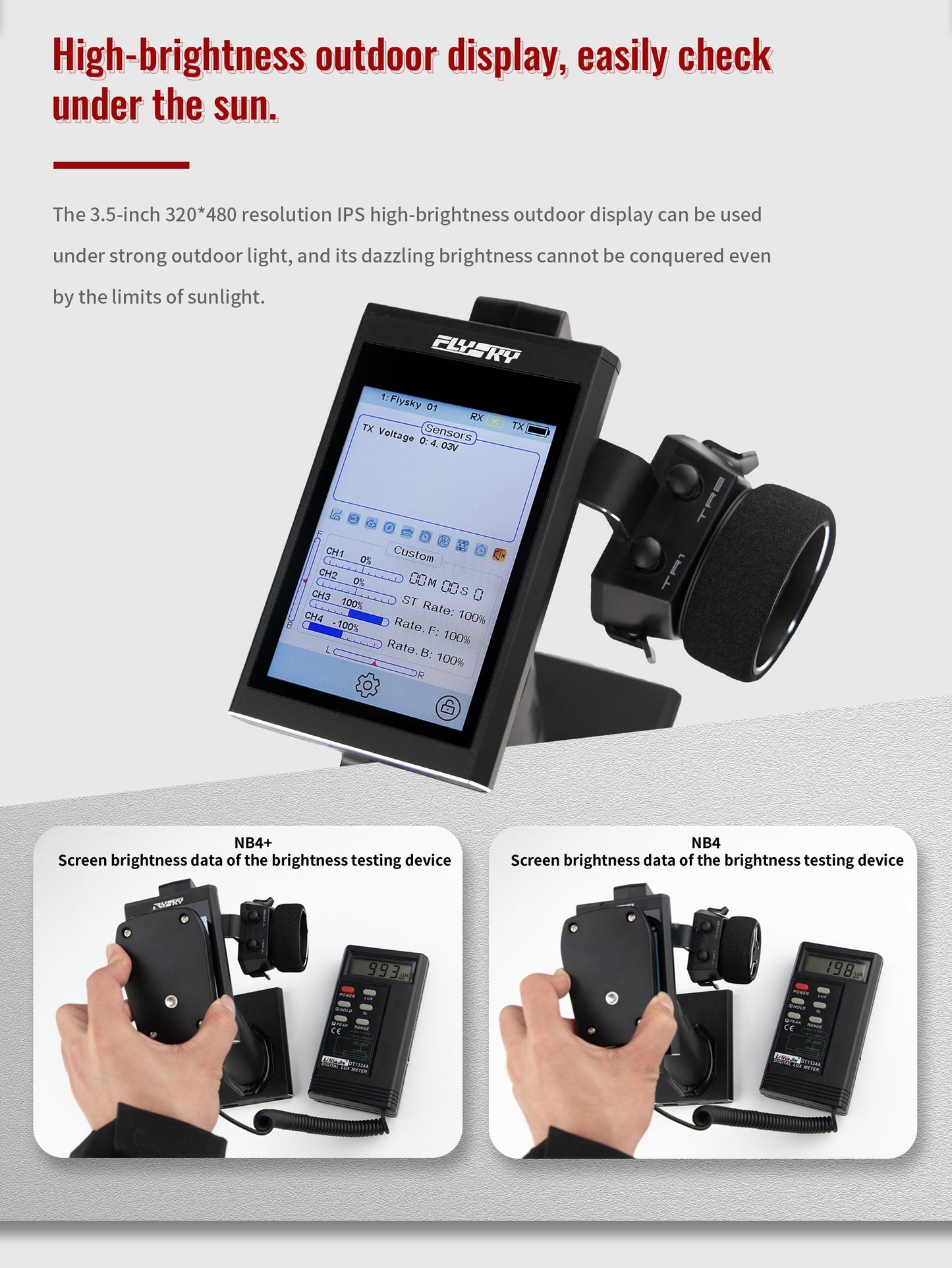 Flysky NB4+ Noble 2.4GHz (AFHDS3) 8 Channel NB4PLUS