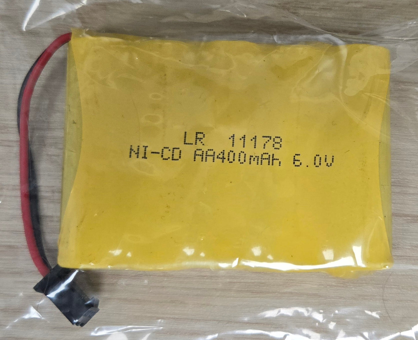 6V Ni-Cd 400mAh Black Connector