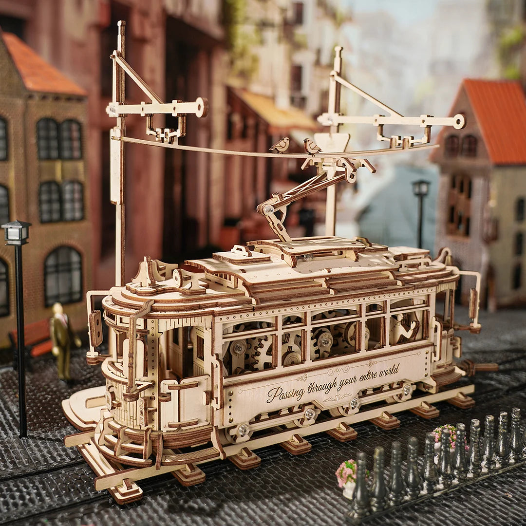 ROKR Classic City Tram 3D Wooden Puzzle ROELK801