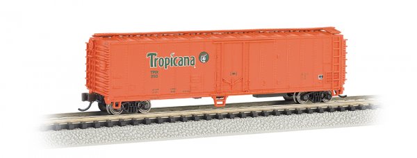 N Rolling ACF 50' Steel Reefer - Tropicana - Orange