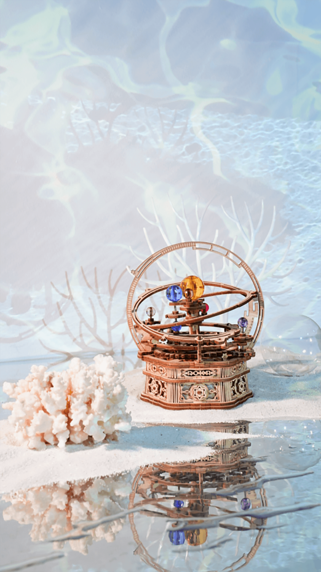 ROKR Starry Night Orrery Mechanical Music Box ROEAMK51