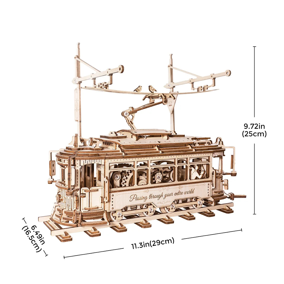 ROKR Classic City Tram 3D Wooden Puzzle ROELK801