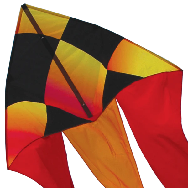 56 in. Flo-tail Delta Kite - Liquid Checks 33121