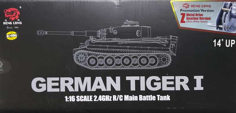 V7.0 1-16 German Tiger I RC Heavy Tank (BB AND IR) 3818-1
