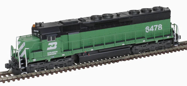 Atlas N Scale Diesel SD45 SILVER Burlington Northern #6505 (DC)
