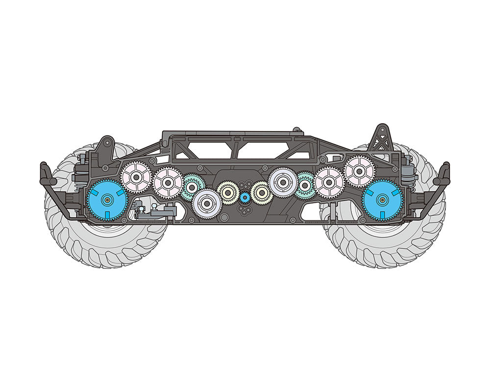 TAMIYA R/C SQUASH VAN (GF-02 CHASSIS)