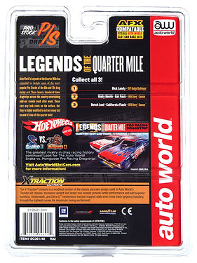 Auto World Legend of the Qtr Mile Butch Leal '70 Chevy Camaro Slot Car SC36