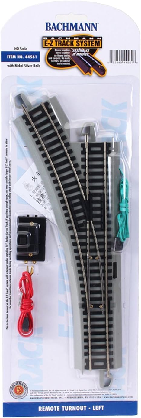 Remote Turnout - Left (HO Scale Track Steel Alloy)