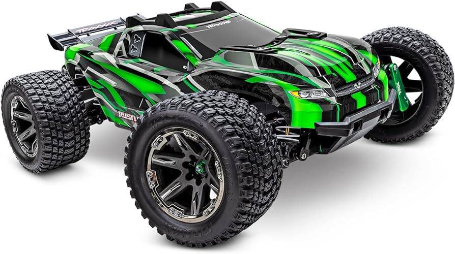 TRA67097-4GREEN Traxxas Rustler 4X4 Ultimate - Green