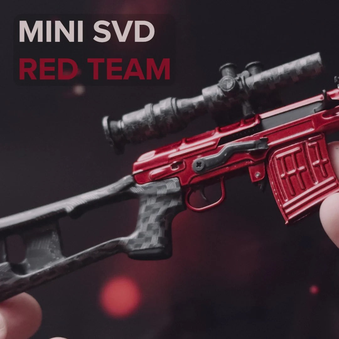 GoatGuns "Red Team" SVD Sniper Rifle Metal Diecast Kit