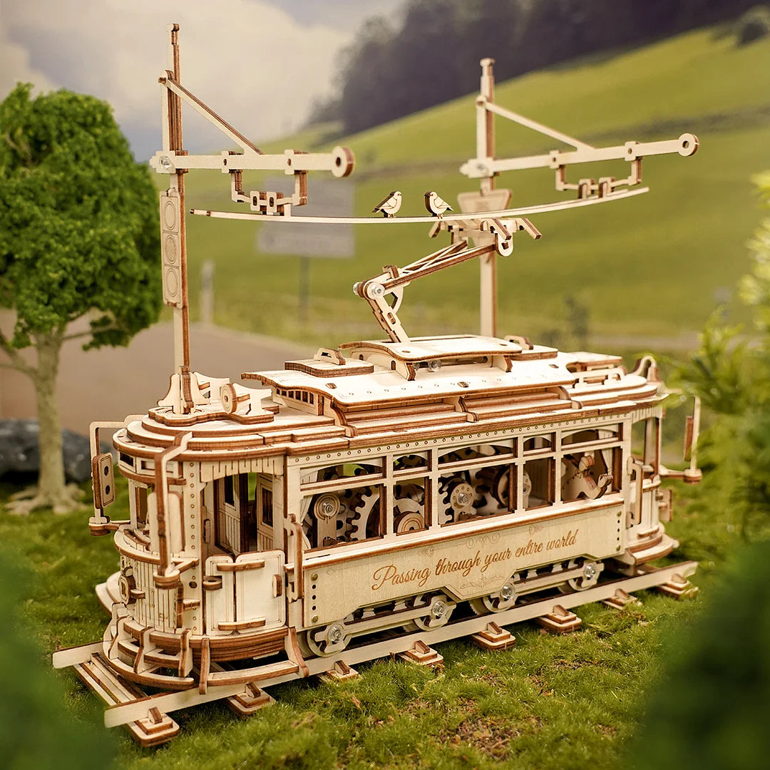 ROKR Classic City Tram 3D Wooden Puzzle ROELK801