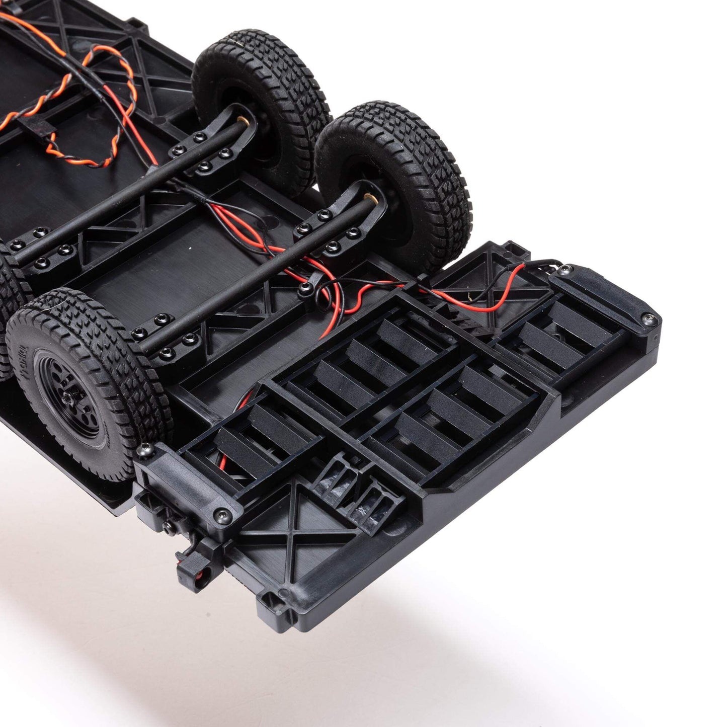 SCX24 Flat Bed Vehicle Trailer with LED Taillights:1/24th AXI00009
