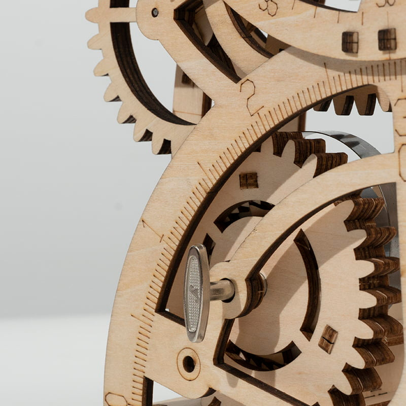 ROKR Pendulum Clock Mechanical Gears 3D Wooden Puzzle K501
