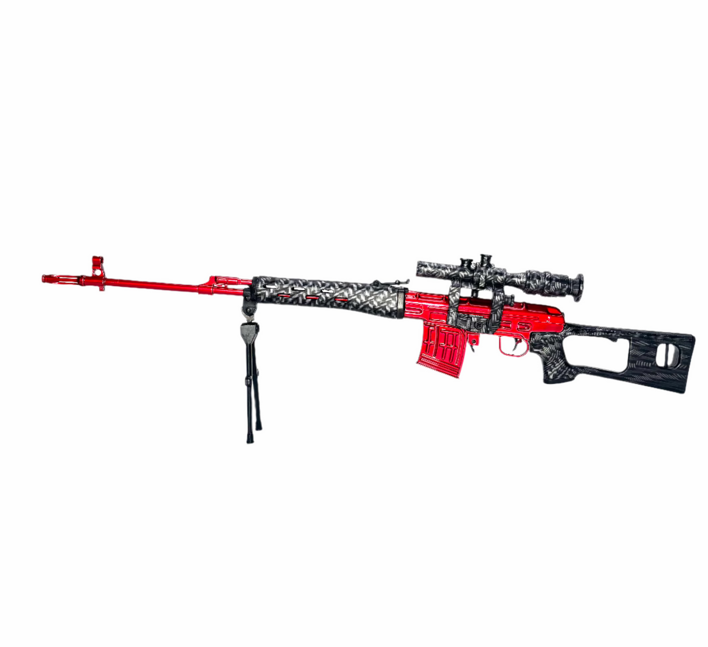 GoatGuns "Red Team" SVD Sniper Rifle Metal Diecast Kit