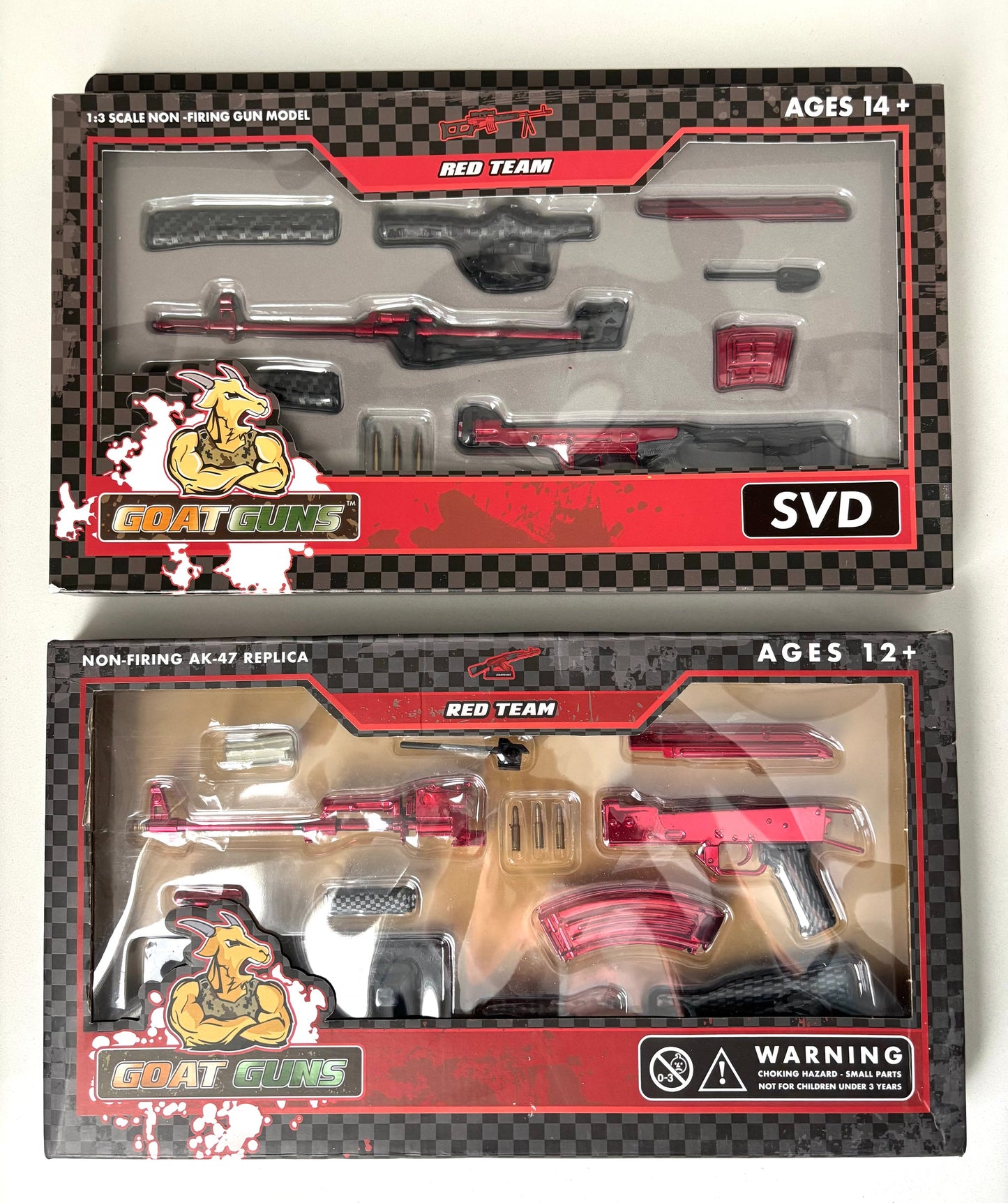GoatGuns "Red Team" SVD Sniper Rifle Metal Diecast Kit