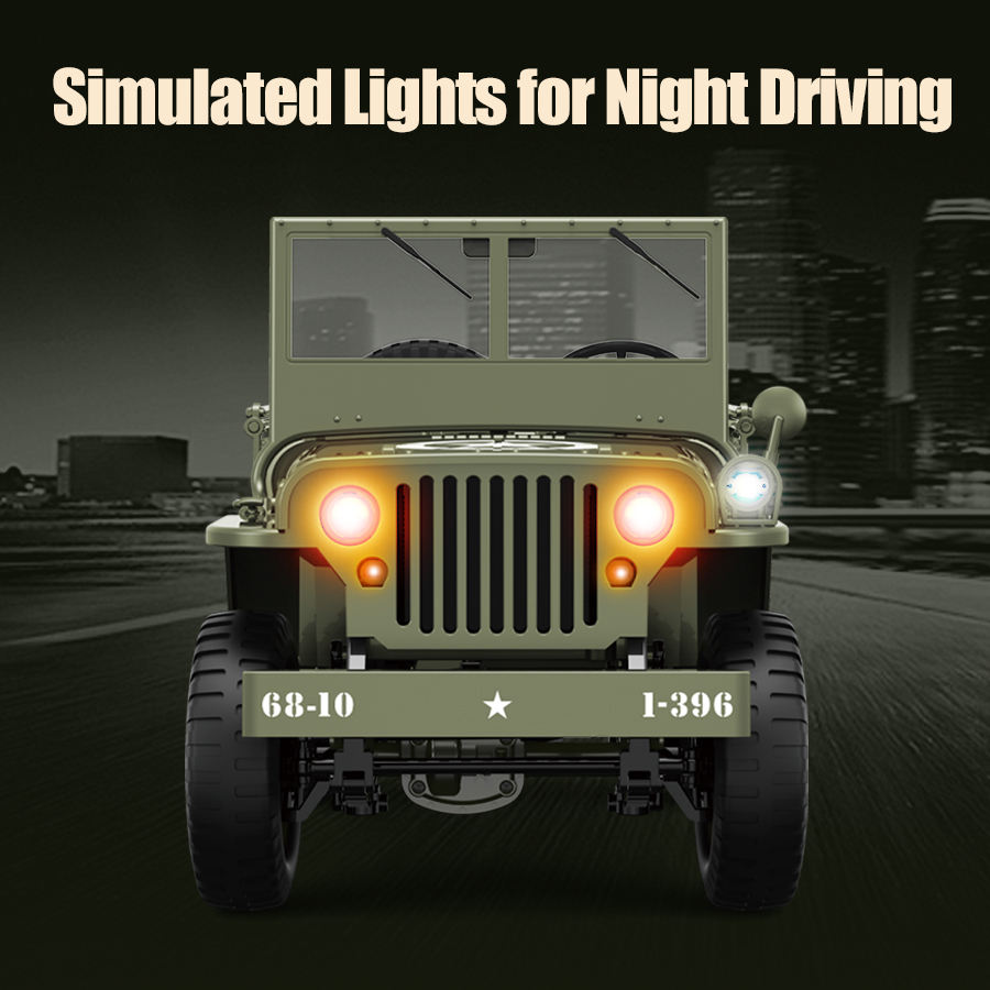 RCPRO Willys RC Jeep 1:10 Scale G2068