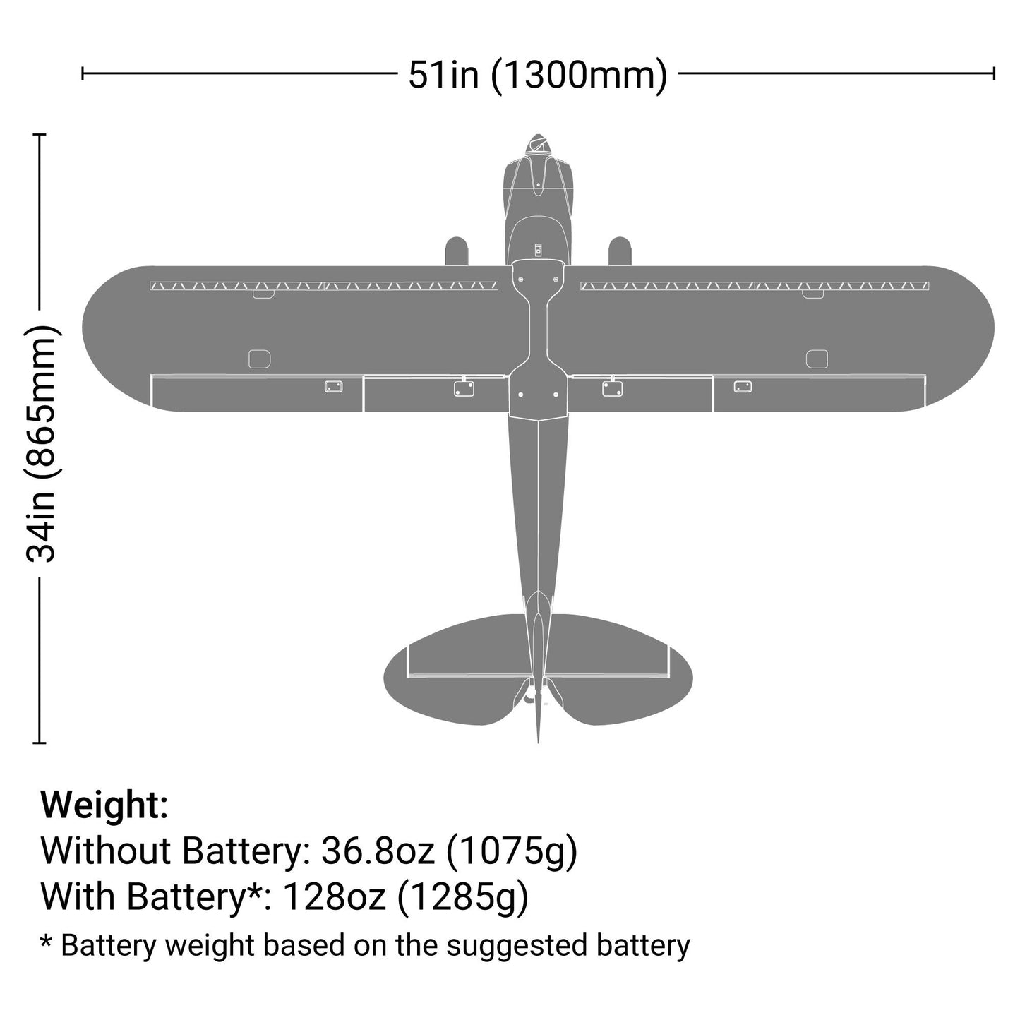 Carbon Cub S 2 1.3m RTF Basic HBZ320001