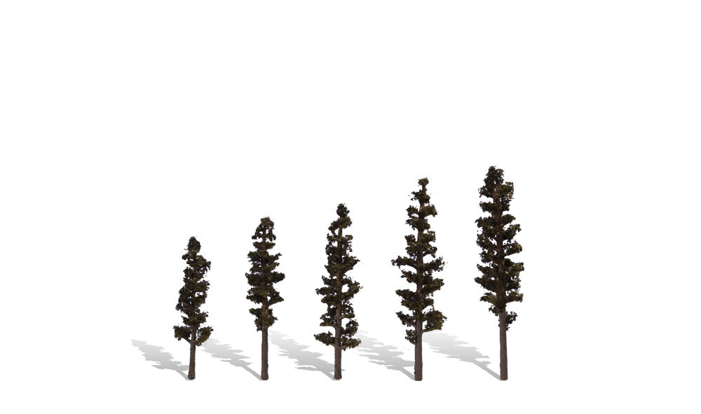 WOO3560 STANDING TIMBER 2-1/2"-4" - 5/PK CLASSIC TREES