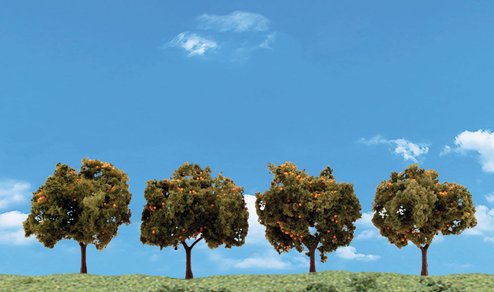 ORANGE TREES (4/PK) CLASSIC TREES WOO3592