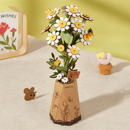Rowood DIY Chamomile 3D Wooden Puzzle TW061