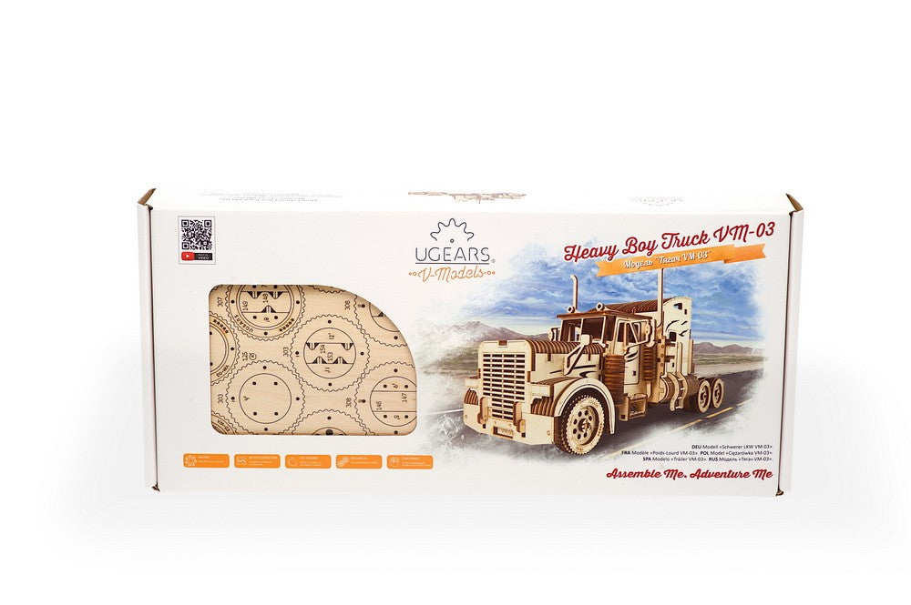UGears Heavy Boy Truck VM-03 - 541 Pieces (Advanced) UGR70056