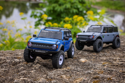 Axial 1/30 SCX30 Ford Bronco Brushed 4x4 RTR (B&C Incl) - Blue Great for Christmas