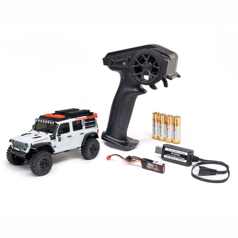 Axial 1/30 SCX30 Ford Bronco Brushed 4x4 RTR (B&C Incl) - White