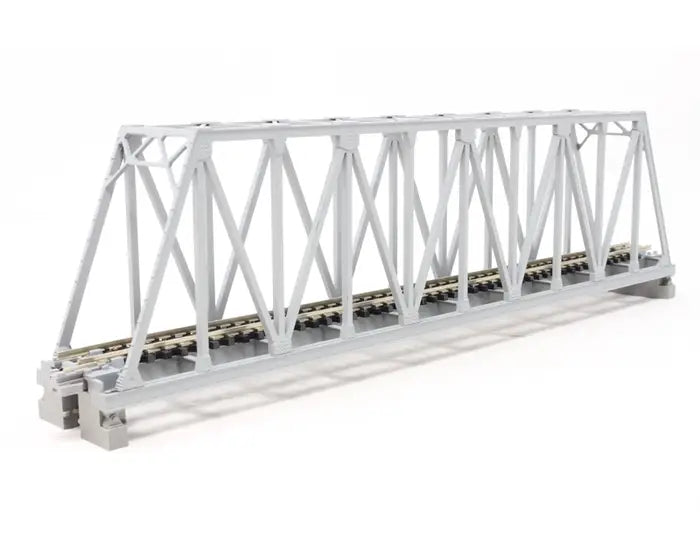 Kato N Scale Unitrack Single Track Truss Bridge 9 3/4" 248mm, Gray 20-432,