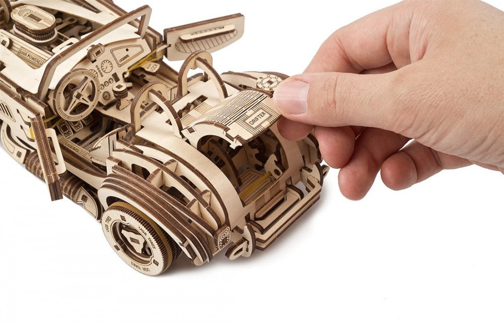 Ugears Drift Cobra Racing Car - 370 Pieces UGR70161