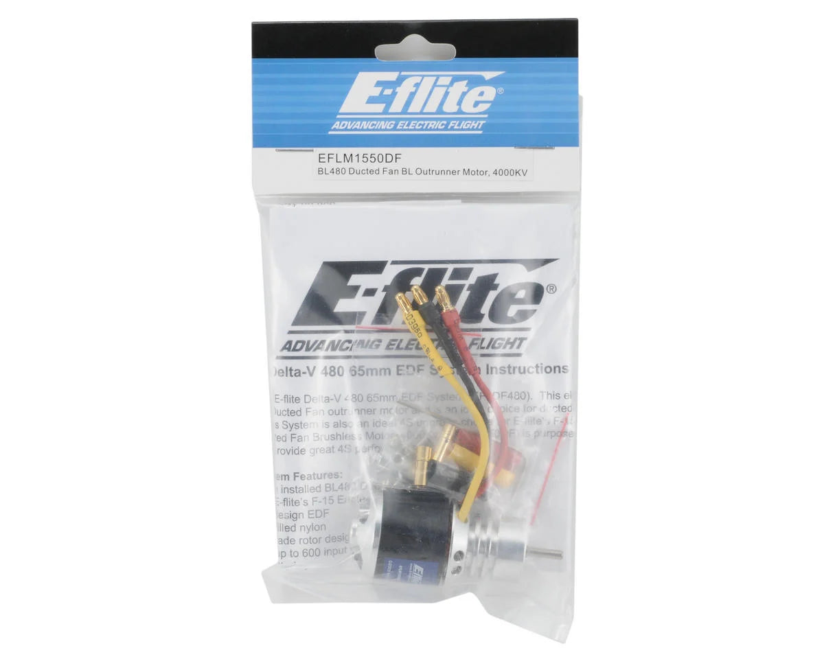 E-flite BL480 Ducted Fan Outrunner Motor, 4000Kv