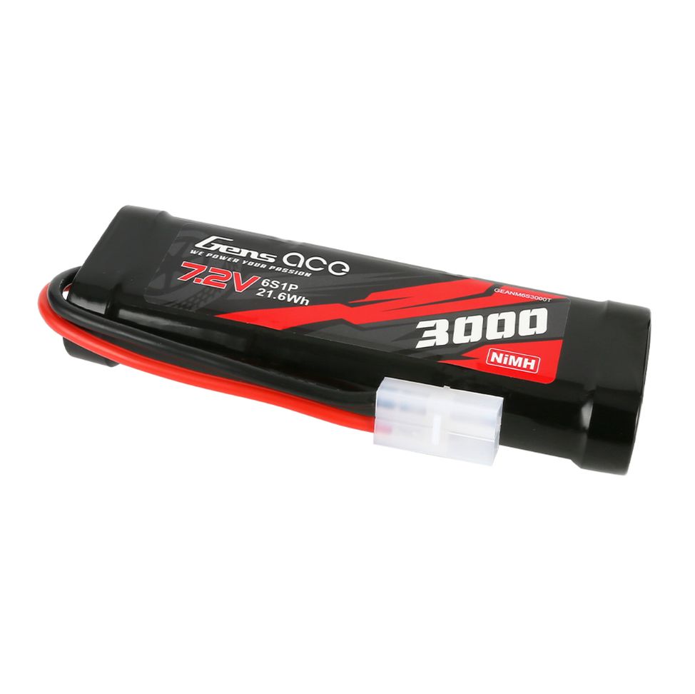 3000mAh 6 Cell 7.2V Nimh Tamiya Plug Soft Case