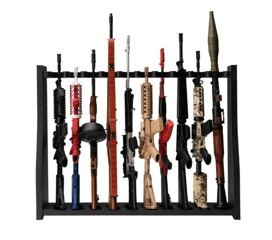 GoatGuns 1/3 Scale Gun Rack. Holds 10 GoatGuns (not included) GOARACK-BLACK