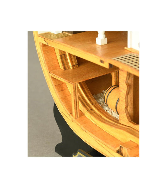 HMS Victory's Cross-Section. 1:72 Wooden Model Ship Kit Boat ART20500