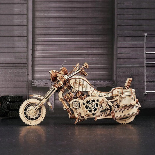 ROKR Cruiser Motorcycle 3D Wooden Puzzle ROELK504