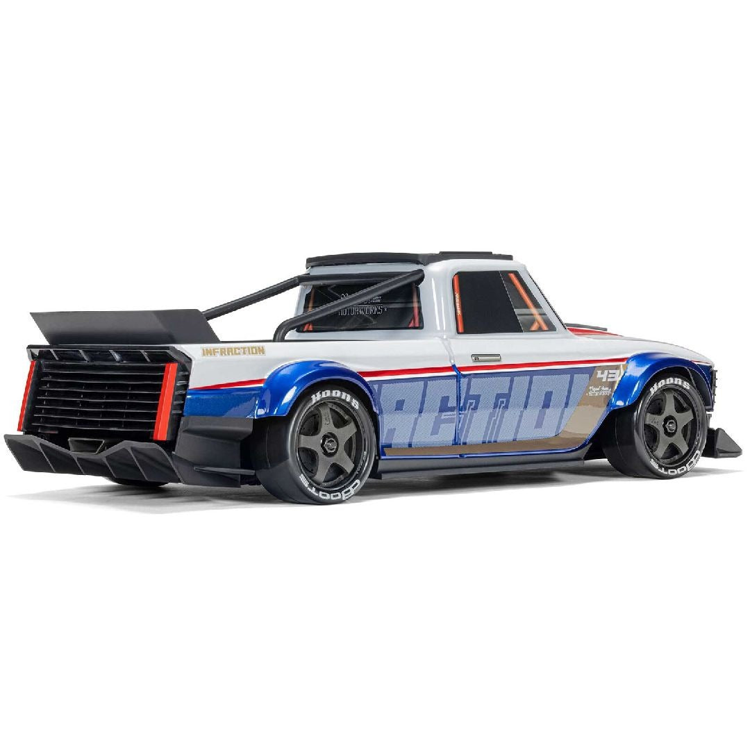 Arrma 1/12 INFRACTION GROM 3S 4X4 Brushless RTR - Blue/Red