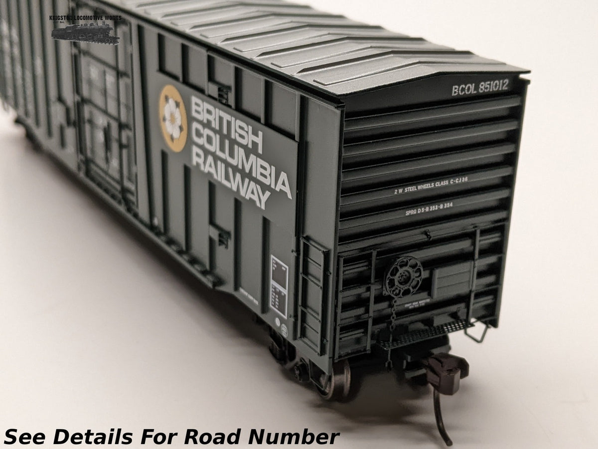 HO 52ft NSC 5277 Plug Door Box Car - British Columbia Railway / BC