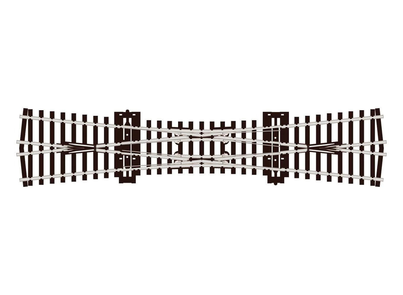 PECO CODE 100 Crossing, Double Slip Hand HO SCALE TRACK SL-90