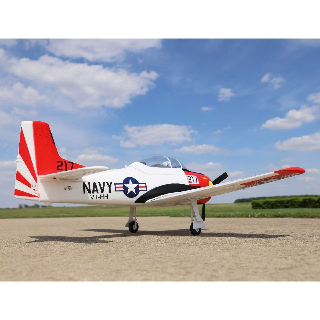E-Flite T-28 Trojan 1.2m with Smart BNF Basic