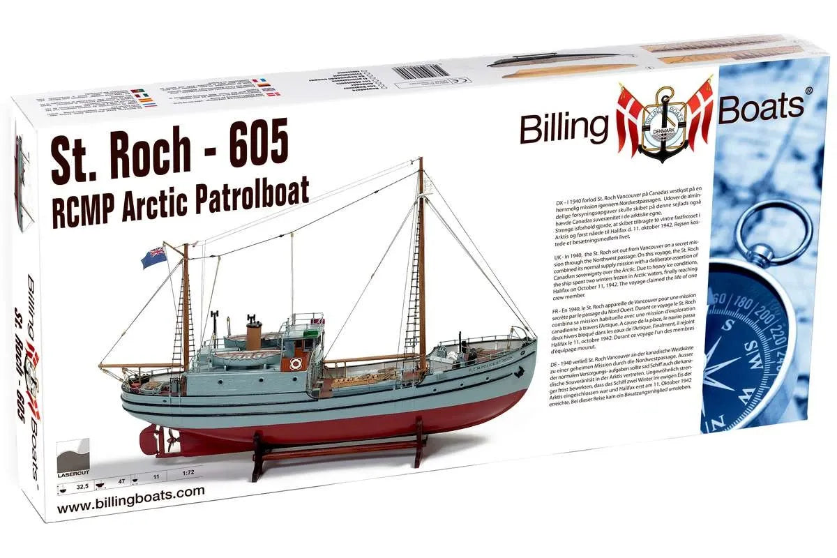 Billing Boats 1:72 ST. Roch - Wooden Hull RCMP