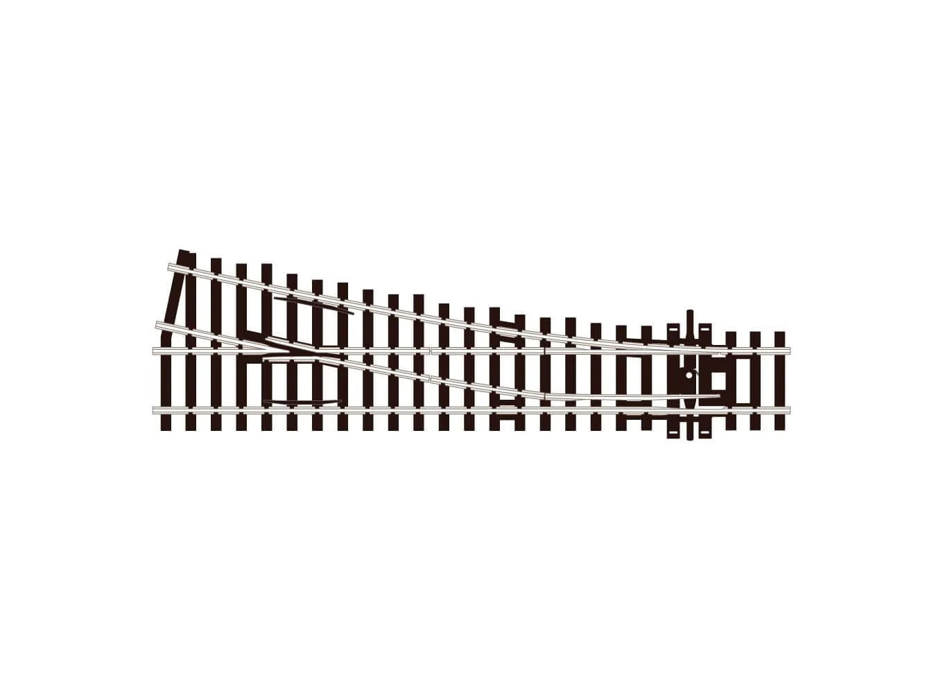 PECO CODE 100 Turnout, Small Radius, Right Hand HO SCALE TRACK SL-91
