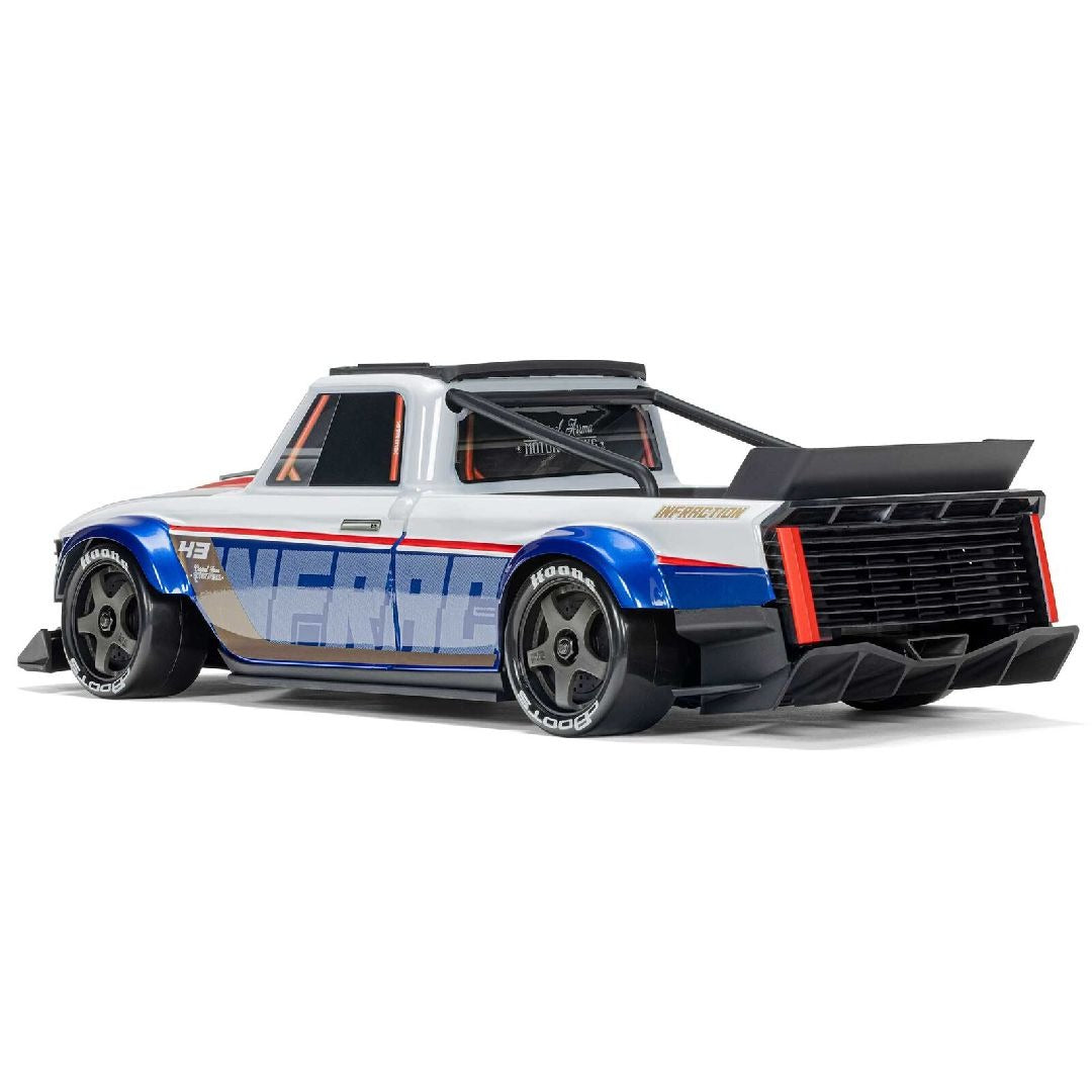 Arrma 1/12 INFRACTION GROM 3S 4X4 Brushless RTR - Blue/Red