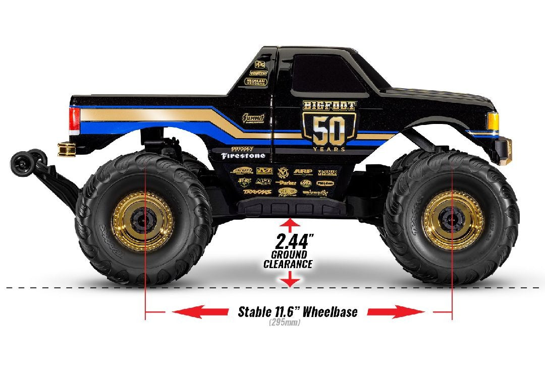 Traxxas 1/10 MT BL-2S 4x4 RTR - Bigfoot 50th Anniversary TRA67134-1