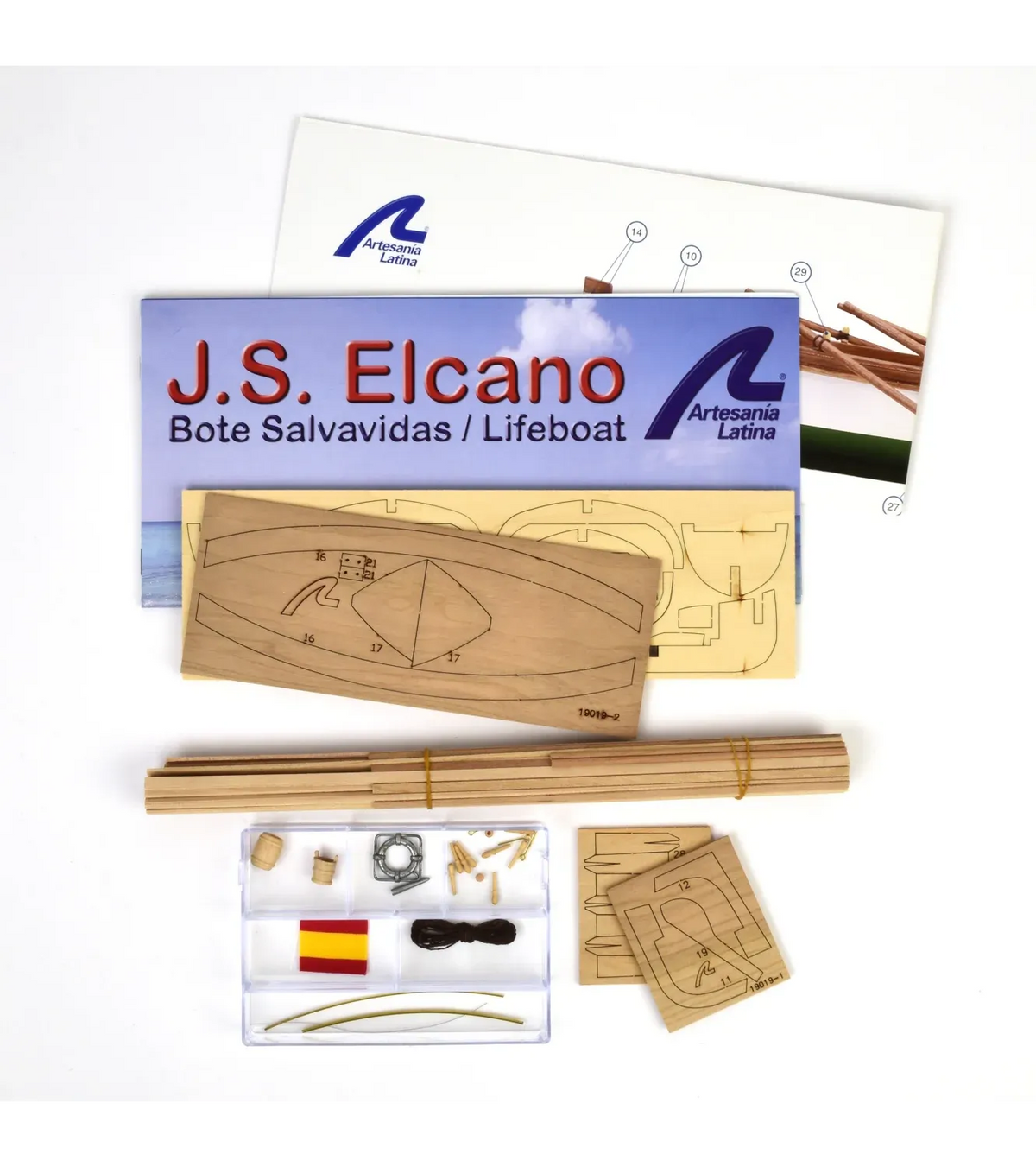 Lifeboat of Spanish Training Ship Juan Sebastian Elcano. 1:35