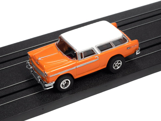 Flamethrower - X-Traction - 1955 Chevy Nomad Orange Slot Car