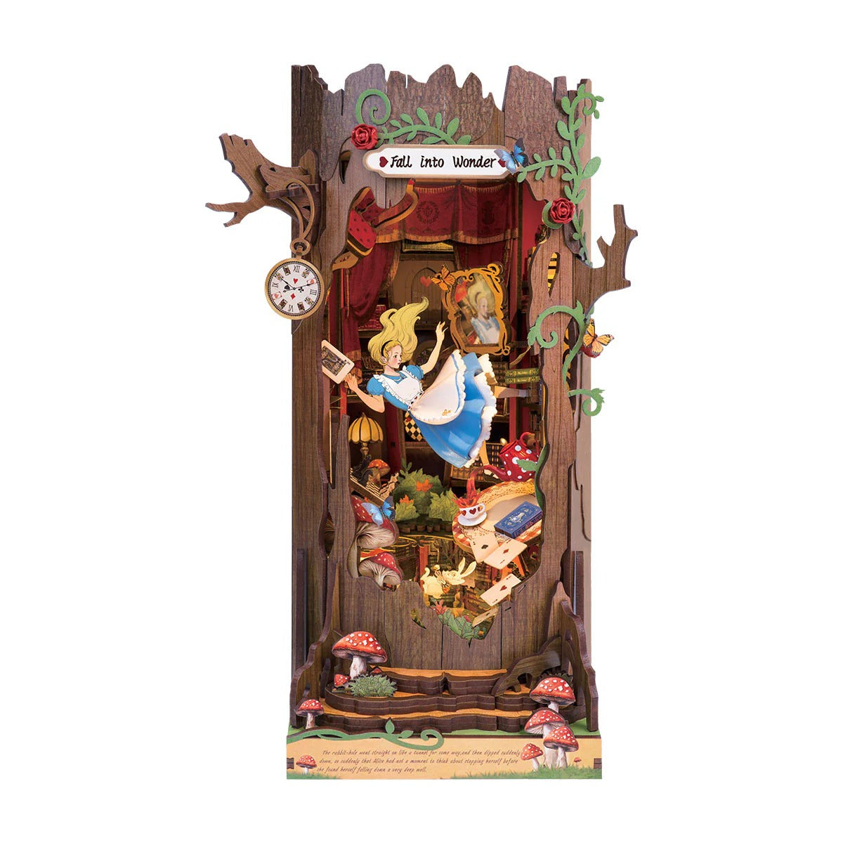 Rolife Fall into Wonder DIY Book Nook Shelf Insert TGB12
