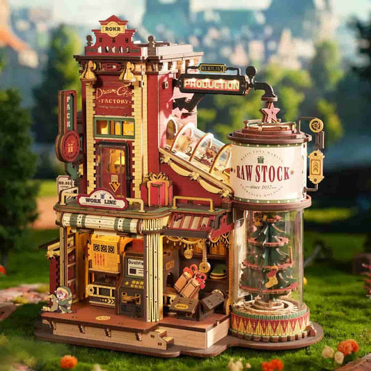 ROKR Dream Gift Factory Wooden Music Box EAB01
