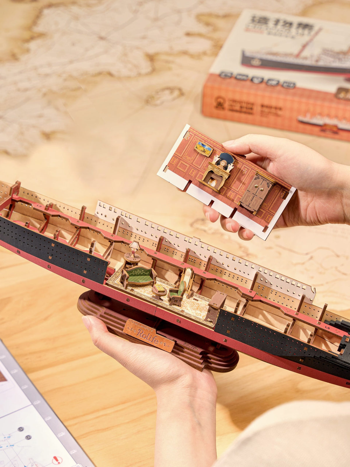 Rolife 1912 Eternal Atlantic Voyager 3D Wooden Puzzle