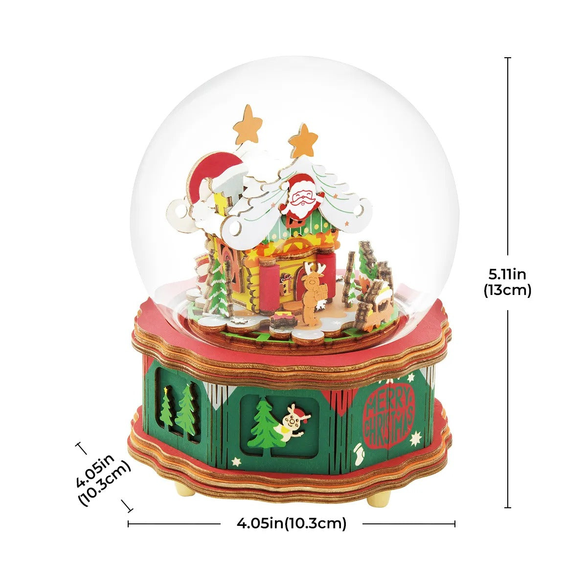 Rolife DIY Music Box - Christmas Town AM46