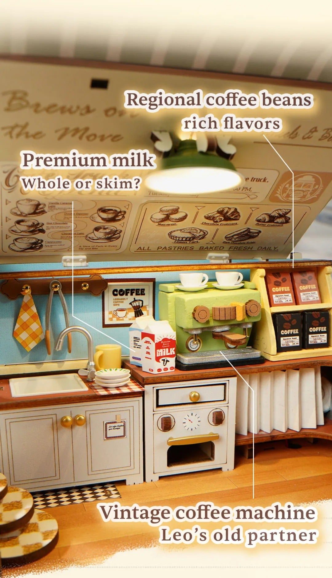 Rolife 3D Wooden Puzzle - Leo's Coffee Truck TGS07